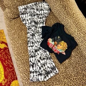 Isabel Marant pour H&M Abstract Tie Dye Pants-US12 EURO42